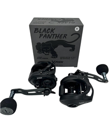 REEL BLACK PANTHER SERIE 300 5+1BB IZQUIERDO DRAG DE 17KG MANIJA DE FUERZA