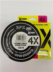 MULTIFILAMENTO SFX 4X 100M 0,33mm COLORES VARIOS