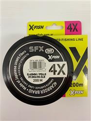 MULTIFILAMENTO SFX 4X 200M 0,40mm COLORES VARIOS