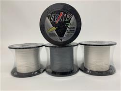 MULTIFILAMENTO VEXTER 4X 500M 0,16mm EN BLANCO Y GRIS